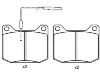 刹车片 Brake Pad:001 367 50 00