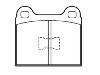 тормозная кладка Brake Pad:171 698 151 E