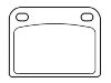 тормозная кладка Brake Pad:89 31 727