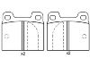 Plaquettes de frein Brake Pad:0060 750 556