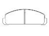 Bremsbelagsatz, Scheibenbremse Brake Pad:0820-49-230B