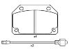 Bremsbelagsatz, Scheibenbremse Brake Pad:176 991 00