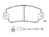 Bremsbelagsatz, Scheibenbremse Brake Pad:174 750 91
