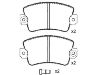 Brake Pad:77 01 201 709