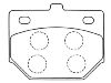 Bremsbelagsatz, Scheibenbremse Brake Pad:04491-87701