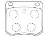Bremsbelagsatz, Scheibenbremse Brake Pad:44060-N8425