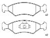 Bremsbelagsatz, Scheibenbremse Brake Pad:180329-200