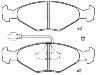 Bremsbelagsatz, Scheibenbremse Brake Pad:4248.90
