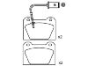 Bremsbelagsatz, Scheibenbremse Brake Pad:GBP90259