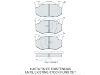Bremsbelagsatz, Scheibenbremse Brake Pad:180375