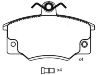 Bremsbelagsatz, Scheibenbremse Brake Pad:5 888 153
