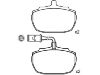 Pastillas de freno Brake Pad:GBP90111