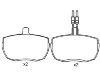 Pastillas de freno Brake Pad:7 663 711