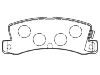 Bremsbelagsatz, Scheibenbremse Brake Pad:04465-32010