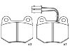 тормозная кладка Brake Pad:0060 728 434