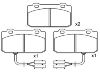 Plaquettes de frein Brake Pad:0060 750 760