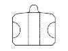 Bremsbelagsatz, Scheibenbremse Brake Pad:113 395 241