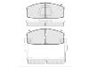 Bremsbelagsatz, Scheibenbremse Brake Pad:41060-W2725