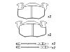 Pastillas de freno Brake Pad:95 659 340