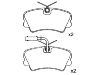 тормозная кладка Brake Pad:0060 765 019