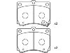 Plaquettes de frein Brake Pad:F1CZ-2001B