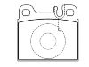 Brake Pad:001 420 73 20