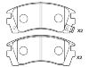Pastillas de freno Brake Pad:41060-58Y85