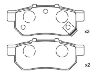 Bremsbelagsatz, Scheibenbremse Brake Pad:43022-S04-E01