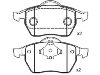 Bremsbelagsatz, Scheibenbremse Brake Pad:4A0 615 115 A
