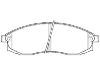 刹车片 Brake Pad:MR 527 550