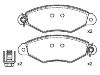 Plaquettes de frein Brake Pad:181204-702