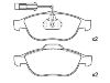 Bremsbelagsatz, Scheibenbremse Brake Pad:0060 717 131 44