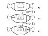 Plaquettes de frein Brake Pad:9 947 917