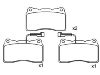 тормозная кладка Brake Pad:9 948 030