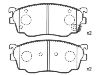 刹车片 Brake Pad:CBY3-33-23Z