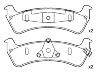 Bremsbelagsatz, Scheibenbremse Brake Pad:2L2Z-2200-BA