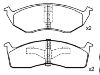 刹车片 Brake Pad:05018595AA