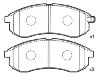 Bremsbelagsatz, Scheibenbremse Brake Pad:DBP 511 126