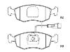 Bremsbelagsatz, Scheibenbremse Brake Pad:9 947 954