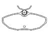 Bremsbelagsatz, Scheibenbremse Brake Pad:C2C  8342