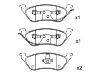 刹车片 Brake Pad:05019805AA