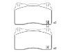 тормозная кладка Brake Pad:89047725