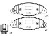 тормозная кладка Brake Pad:181588-702