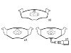 Bremsbelagsatz, Scheibenbremse Brake Pad:6Q0 698 151 B