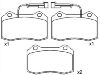 Plaquettes de frein Brake Pad:7 736 222 7