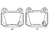Bremsbelagsatz, Scheibenbremse Brake Pad:MR 407 391