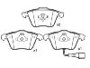 Bremsbelagsatz, Scheibenbremse Brake Pad:1K0 698 151 B