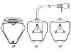 Pastillas de freno Brake Pad:4D0 615 115