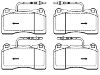 Bremsbelagsatz, Scheibenbremse Brake Pad:4252.55