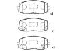 Pastillas de freno Brake Pad:58101-07A10